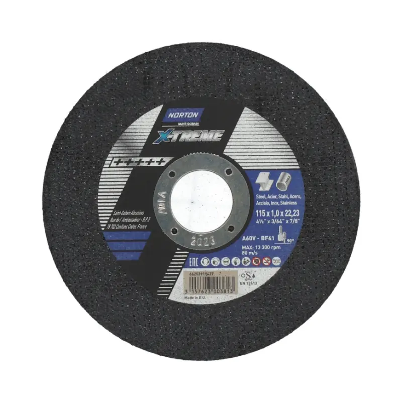 115x1,0x22.2 A60V X-Treme NORTON INDUSTRIAL TW - X - TREME T41 115x1,0x22.2 A60V X-Treme NORTON INDUSTRIAL TW - X - TREME T41